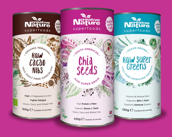 Creative Nature Superfoods selection