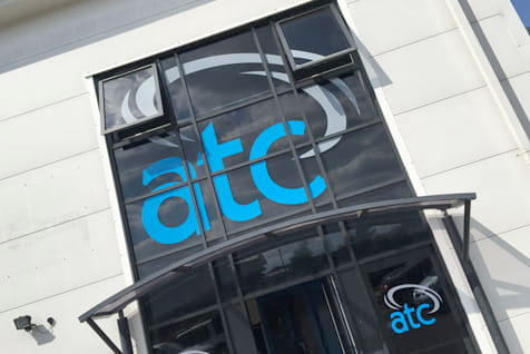 ATC logo and signage
