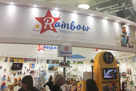 Exhibition stand for Rainbow Designs