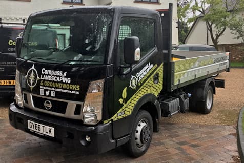 Vehicle livery for Compass Construction