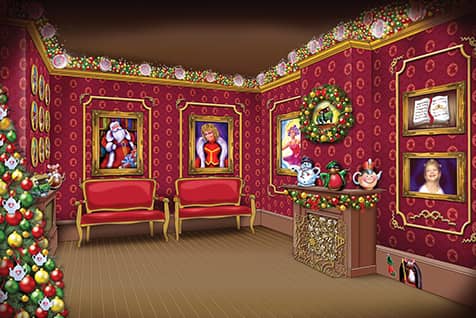 Christmas grotto concept for Harrods