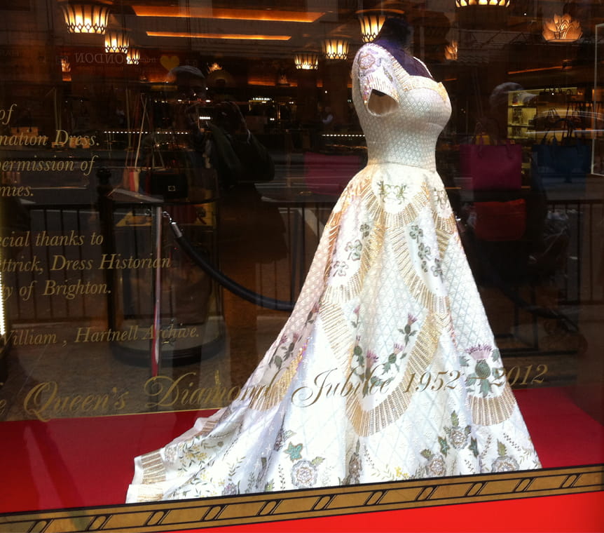 Replica of Queen Elizabeth II’s Coronation Dress